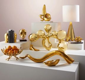 Jonathanadler Giant Brass Orb Decorative Objets
