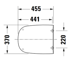 Duravit Aurena Toilet Seat