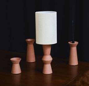Serax Table Lamp Red Brown Beige Marie-ann