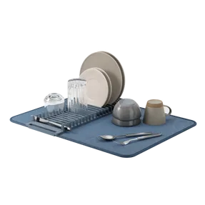 Umbra Udry Dish Drying Rack With Mat