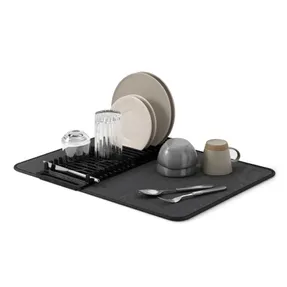 Umbra Udry Dish Drying Rack With Mat