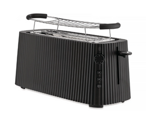 Alessi Plissé Long double compartment toaster
