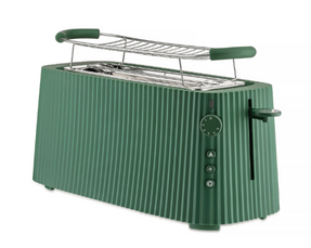 Alessi Plissé Long double compartment toaster