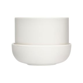 Iittala Nappula Plant Pot With Saucer Pale