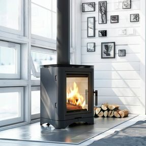 Kratki Wood Burning Cast Iron Stove Kratki K5 Ø 130 7 Kw