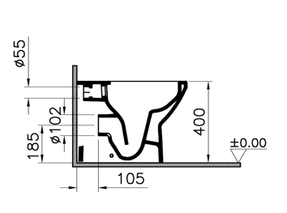 Vitra Integra Back-to-wall Toilet