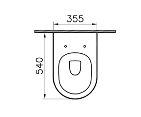 Vitra Integra Back-to-wall Toilet