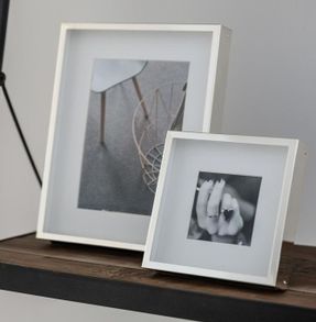 Flamant Boxs, Picture Frame, Silver-plated And Lacquered, 8x8