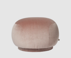 ferm living Rico Pouf - Devoré Velvet