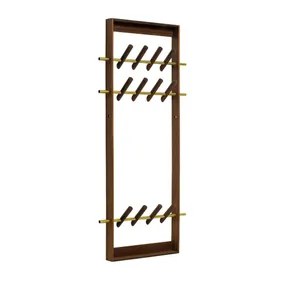 We Do Wood Coat Frame - Bamboo & Black Steel