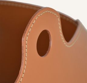 limacdesign Magazine Rack In Leather Penelope
