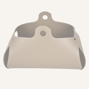 limacdesign Magazine Rack In Leather Penelope