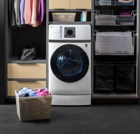 Ge Appliances GE Profile™ Energy Star® 4.6 Cu. Ft. Capacity Ultrafast Combo With Ventless Inverter Heat Pump Technology Washer/Dryer
