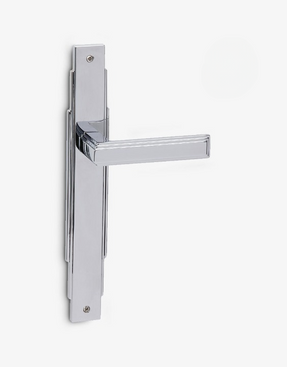 Groel New York Lever Handle Set On An Exclusive Backplate