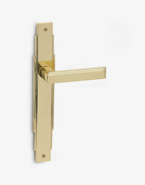 Groel New York Lever Handle Set On An Exclusive Backplate