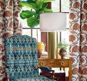Thibaut Desert Flower Fabric