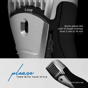 Panasonic Corded/Cordless Rechargeable Trimmer With Quick Adjust Dial