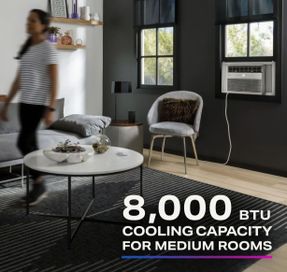 Ge Appliances GE Profile™ 8,000 BTU Inverter Smart Ultra Quiet Window Air Conditioner for Medium Rooms up to 350 sq. ft.