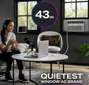 Ge Appliances GE Profile™ 8,000 BTU Inverter Smart Ultra Quiet Window Air Conditioner for Medium Rooms up to 350 sq. ft.