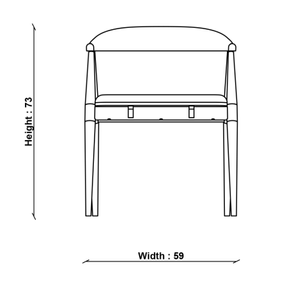 Ercol Lugo Dining Armchair