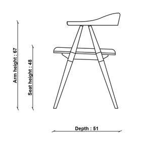 Ercol Lugo Dining Armchair