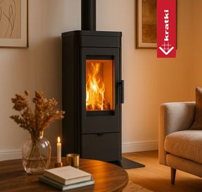 Kratki Cast Iron Stove Kratki K12 Ø 130 6 Kw