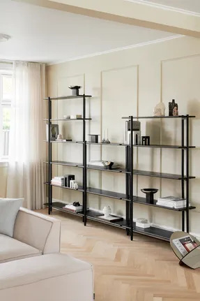 Gejst Invi Bookcase Black Ash