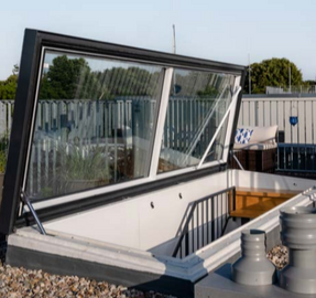 Lamilux Flat Roof Access Hatch Comfort Swing