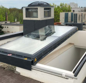 Lamilux Flat Roof Access Hatch Comfort Swing