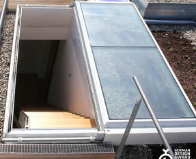 Lamilux Flat Roof Access Hatch Comfort Swing