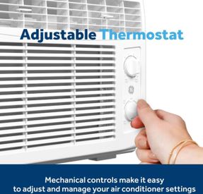Ge Appliances GE® 5,000 BTU Mechanical Window Air Conditioner for Small Rooms up to 150 sq ft.