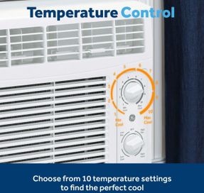 Ge Appliances GE® 5,000 BTU Mechanical Window Air Conditioner for Small Rooms up to 150 sq ft.