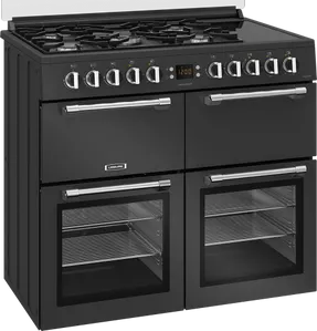 Leisure 100cm Dual Fuel Range Cooker with Glass Top Lid