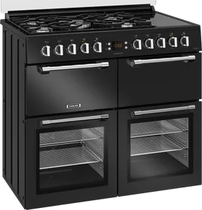 Leisure 100cm Dual Fuel Range Cooker with Glass Top Lid