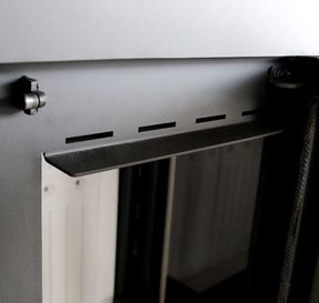 Kratki Wood Burning Steel Stove Kratki Thor View Ø 150 8 Kw Self Closing Door