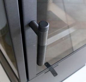 Kratki Wood Burning Steel Stove Kratki Thor View Ø 150 8 Kw Self Closing Door