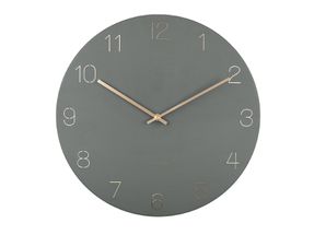 presenttime Wall Clock Charm Engraved Numbers