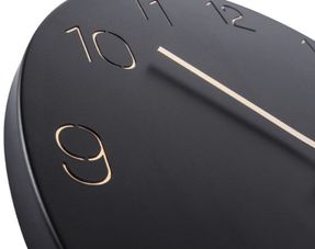 presenttime Wall Clock Charm Engraved Numbers