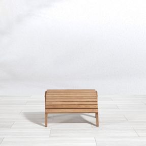Country Casual Teak Teak Adirondack Footstool