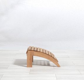 Country Casual Teak Teak Adirondack Footstool