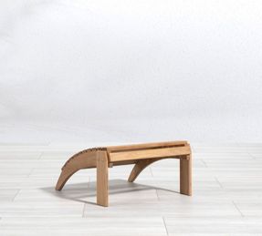 Country Casual Teak Teak Adirondack Footstool
