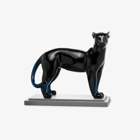 Baccarat Large Panther Sculpture