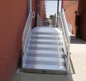 Upsideinnovations Prefabricated Commercial Metal Stairs