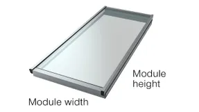 lamilux Lamilux Modular Glass Skylight Ms78