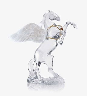 Baccarat Olympus Pegasus Horse Sculpture