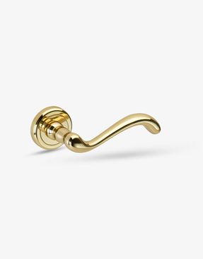 Groel María Door Handle Set On Round Rose