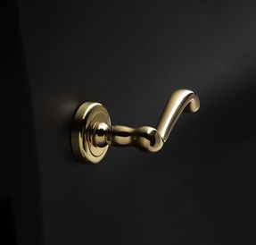 Groel María Door Handle Set On Round Rose