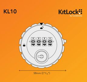 Codelocks Kitlock foundation Kl10 Mechanical Combination Lock