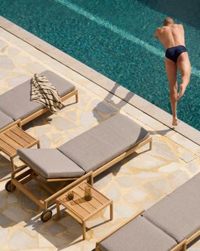 Ethnicraft Jack Outdoor Adjustable Lounger