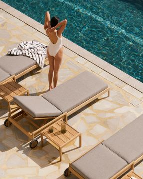 Ethnicraft Jack Outdoor Adjustable Lounger